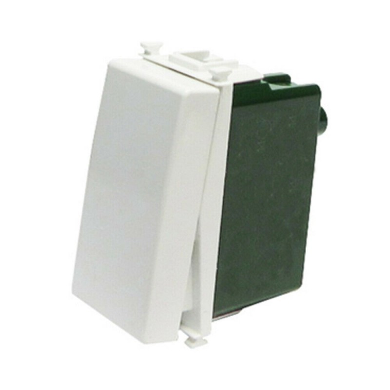 Pulsante deviatore 1P compatibile matix BTicino C2201 bianco a leva scatto luce