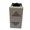 Modulo pulsante doppio C2205 compatibile BTicino matix frecce verticali 250V