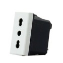 Modulo presa bipasso 2P+T C2206 compatibile BTicino matix spina corrente 10/16A