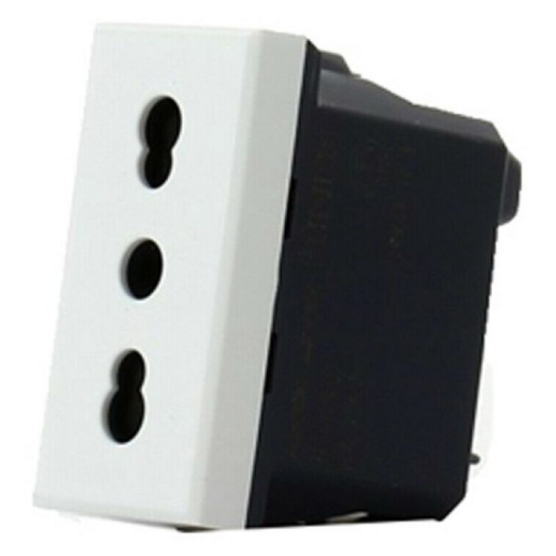 Cilia Modulo presa bipasso 2P+T C2206 compatibile BTicino matix spi...
