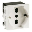 Modulo presa schuko 2P+T C2208 compatibile BTicino matix presa corrente 10/16A