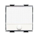 Modulo portanome C2209 compatibile BTicino matix bianco nome targhetta 250V