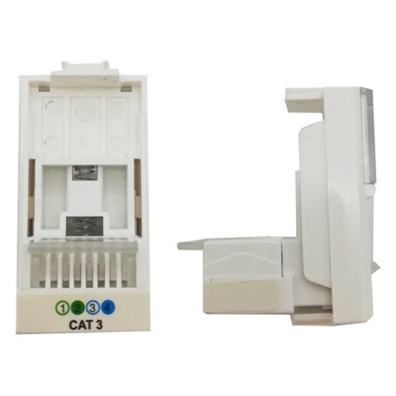 Cilia Modulo connettore telefonico RJ11 compatibile BTicino cat 3 C...