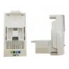 Cilia Modulo connettore telefonico RJ11 compatibile BTicino cat 3 C...