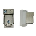 Modulo TV passante maschio C2214 compatibile BTicino matix coassiale bianco