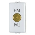 Modulo TV passante femmina C2215 compatibile BTicino matix bianco segnale TV