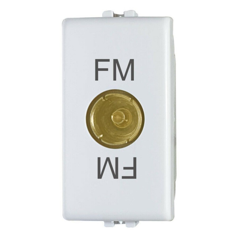 Modulo TV passante femmina C2215 compatibile BTicino matix bianco segnale TV