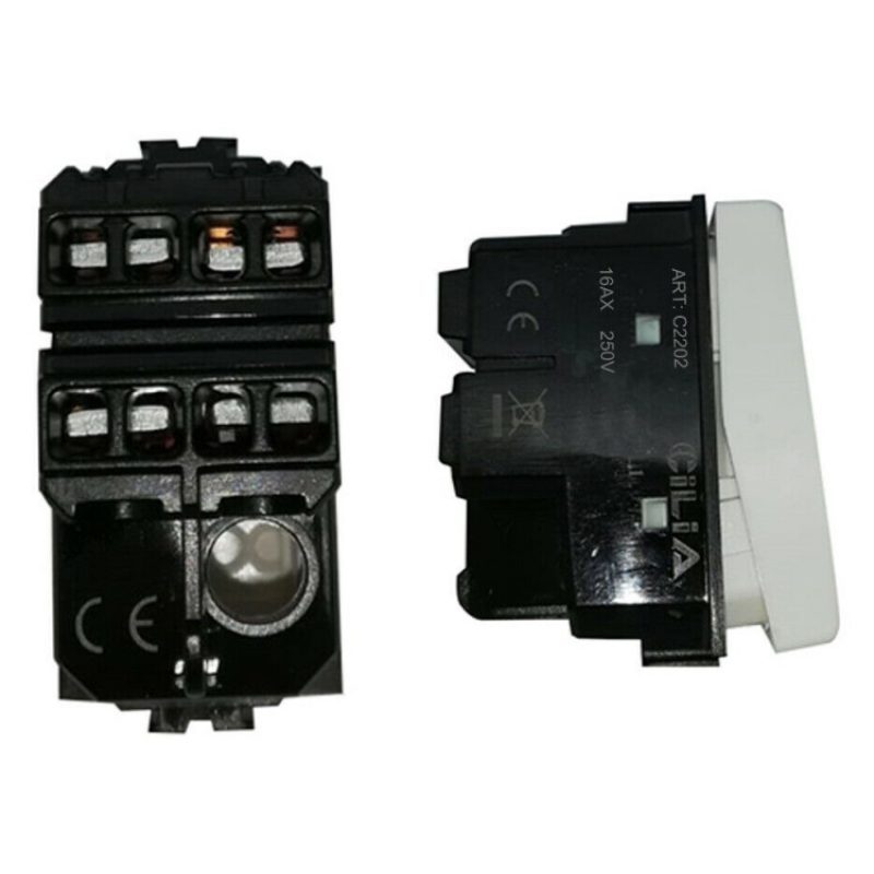 Cilia Modulo invertitore 16A C2202 compatibile BTicino matix interr...