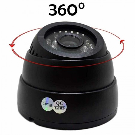 Telecamera sorveglianza sicurezza DHD casa ufficio 360 gradi AV-DC903B camera
