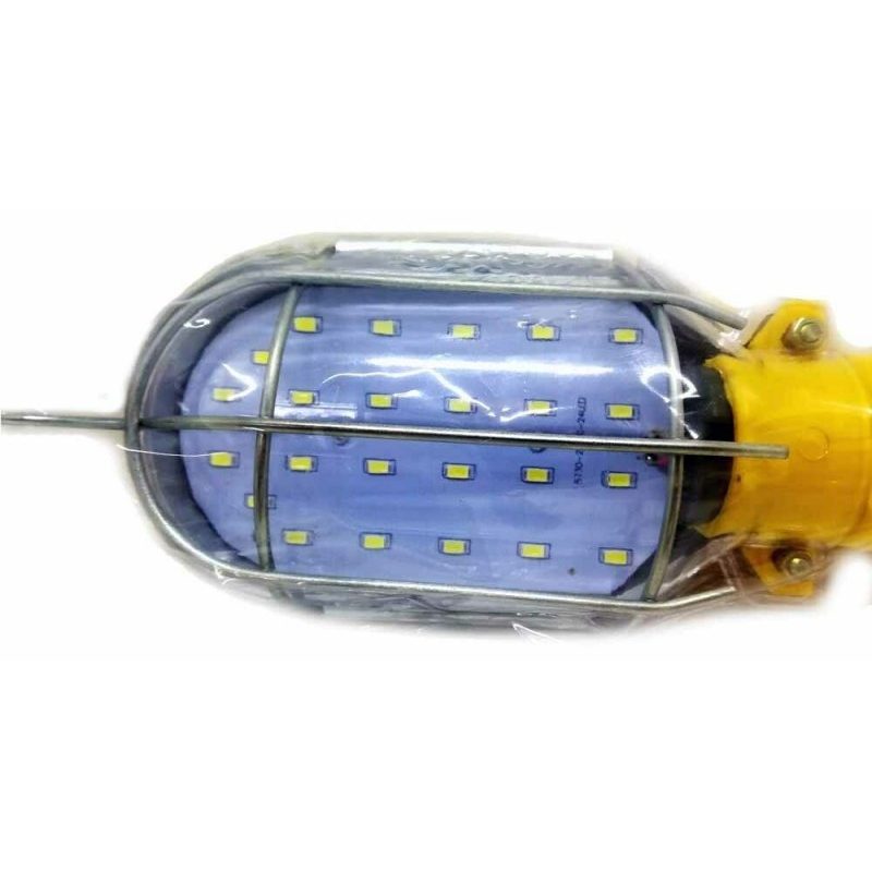 Driwei Lampada da lavoro 24 SMD LED plastica ABS gancio cavo 10mt p...