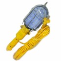Lampada da lavoro 24 SMD LED plastica ABS gancio cavo 10mt presa schuko officina