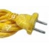 Driwei Lampada da lavoro 24 SMD LED plastica ABS gancio cavo 10mt p...