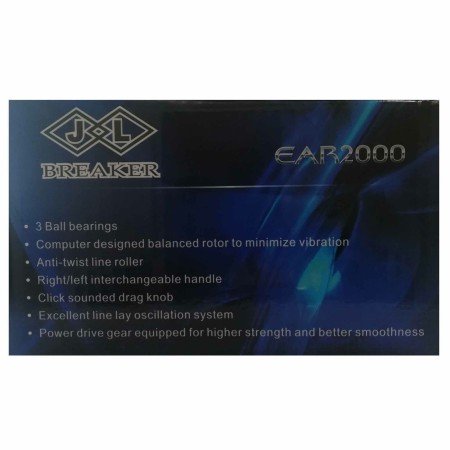 Mulinello da pesca EAR2000 3 cuscinetti sfera frizione mare lago trota bolognese