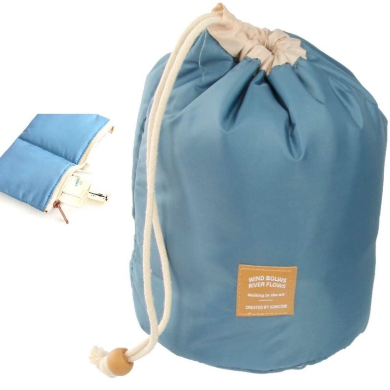 Donna Borsa porta cosmetici trucco case da viaggio borsello organizzatore makeup