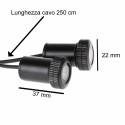 Coppia di proiettori a LED logo auto marca portiera luce kit tuning sportello