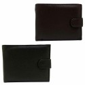 Portafoglio uomo carte di credito porta tessere monete POIS PT220 marrone nero