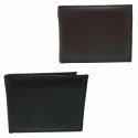 Portafoglio uomo carte di credito porta tessere monete POIS PT221 marrone nero