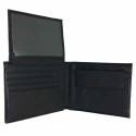 Portafoglio uomo carte di credito porta tessere monete POIS PT221 marrone nero