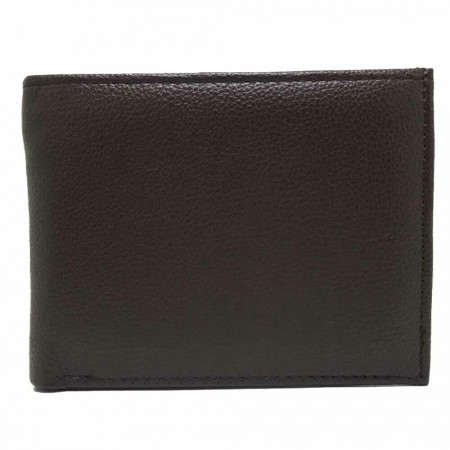 Portafoglio uomo carte di credito porta tessere monete POIS PT221 marrone nero