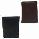 Portafoglio uomo carte di credito porta tessere monete POIS PT223 marrone nero