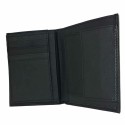 Portafoglio uomo carte di credito porta tessere monete POIS PT223 marrone nero