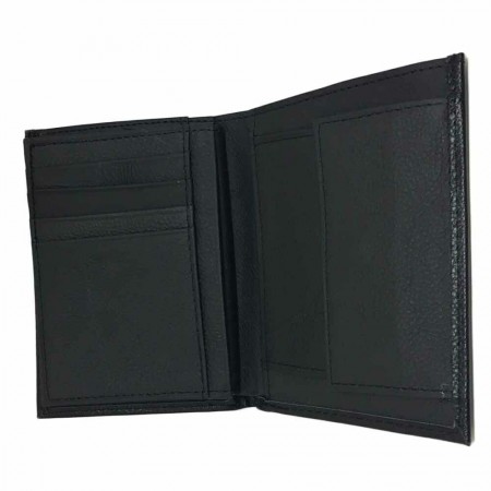 Portafoglio uomo carte di credito porta tessere monete POIS PT223 marrone nero