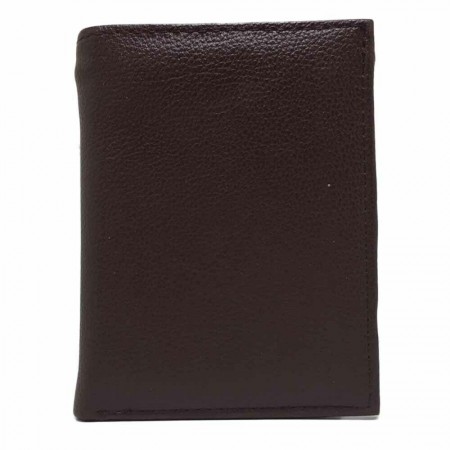 Portafoglio uomo carte di credito porta tessere monete POIS PT223 marrone nero