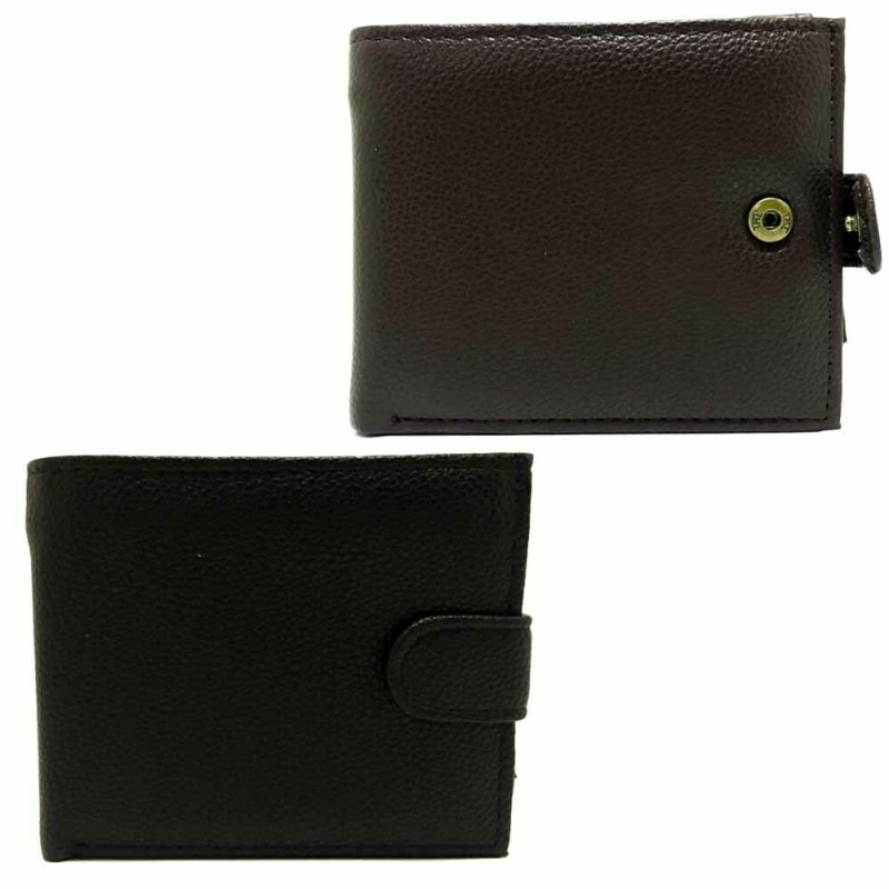 Portafoglio uomo carte di credito porta tessere monete POIS PT660 marrone nero