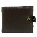Portafoglio uomo carte di credito porta tessere monete POIS PT660 marrone nero