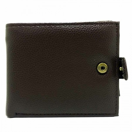 Portafoglio uomo carte di credito porta tessere monete POIS PT660 marrone nero