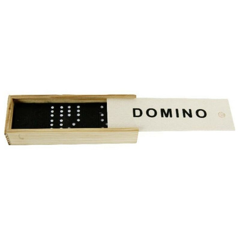 DOBO Gioco da tavolo DOMINO strategia scatola 28 pedine tessere ner...