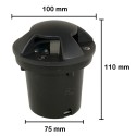 Faretto a incasso calpestabile 3W IP65 esterno giardino luce LED 9901 270LM