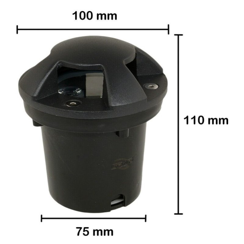 DRIWEI Faretto a incasso calpestabile 3W IP65 esterno giardino luce...