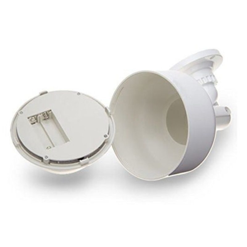BestOfferBuy - Telecamera finta di sorveglianza PTZ con LED lampeggiante, modello a cupola