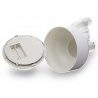 BestOfferBuy - Telecamera finta di sorveglianza PTZ con LED lampeggiante, modello a cupola