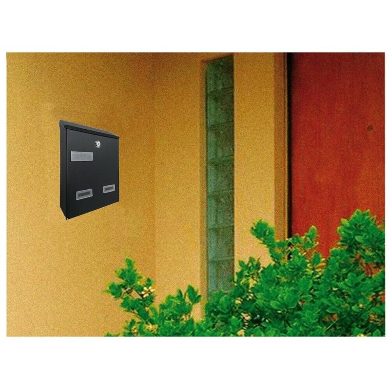 DOBO Cassetta postale per posta modello moderno ferro antracite cas...