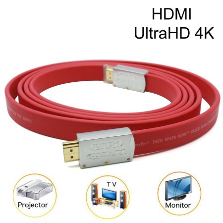 Cavo HDMI ultra HD 4K 2K da 2 metri TV monitor video audio version 2.0