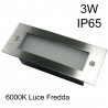 DRIWEI Faretto calpestabile uso esterno interno 3W luce fredda 6000...