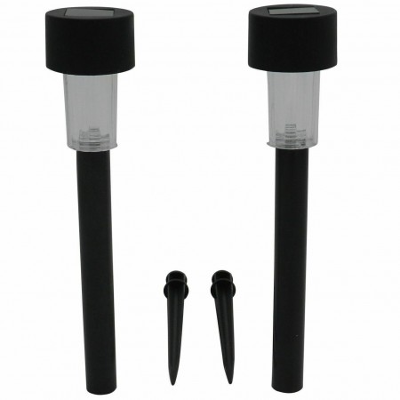 6 Faretti da giardino con Picchetto ricarica energia solare LED esterno paletti