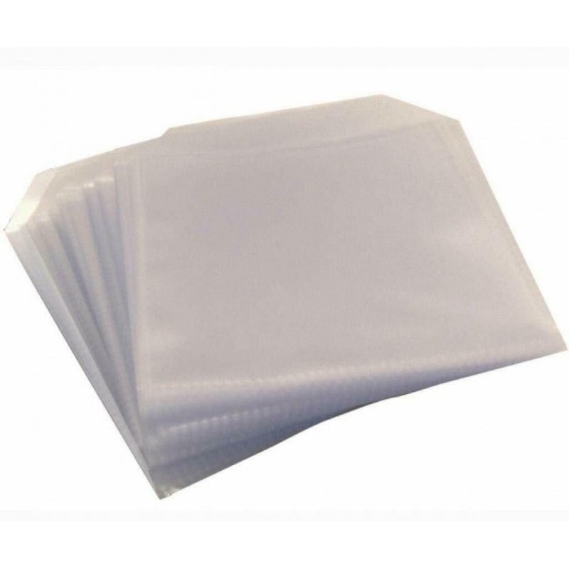 DOBO 100 Bustine porta CD custodia trasparente PVC DVD vuote con al...
