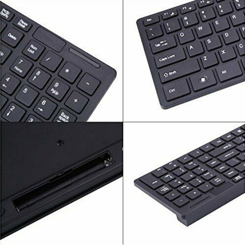 DOBO Kit Tastiera mouse mini wireless 2.4GHz senza fili PC keyboard...