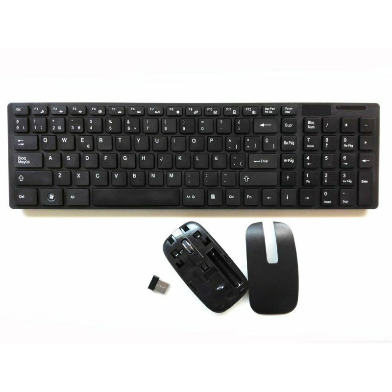 DOBO Kit Tastiera mouse mini wireless 2.4GHz senza fili PC keyboard...