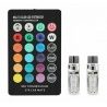 DOBO 2x 6 Led RGB T10 telecomando luce multicolore fari posizione t...