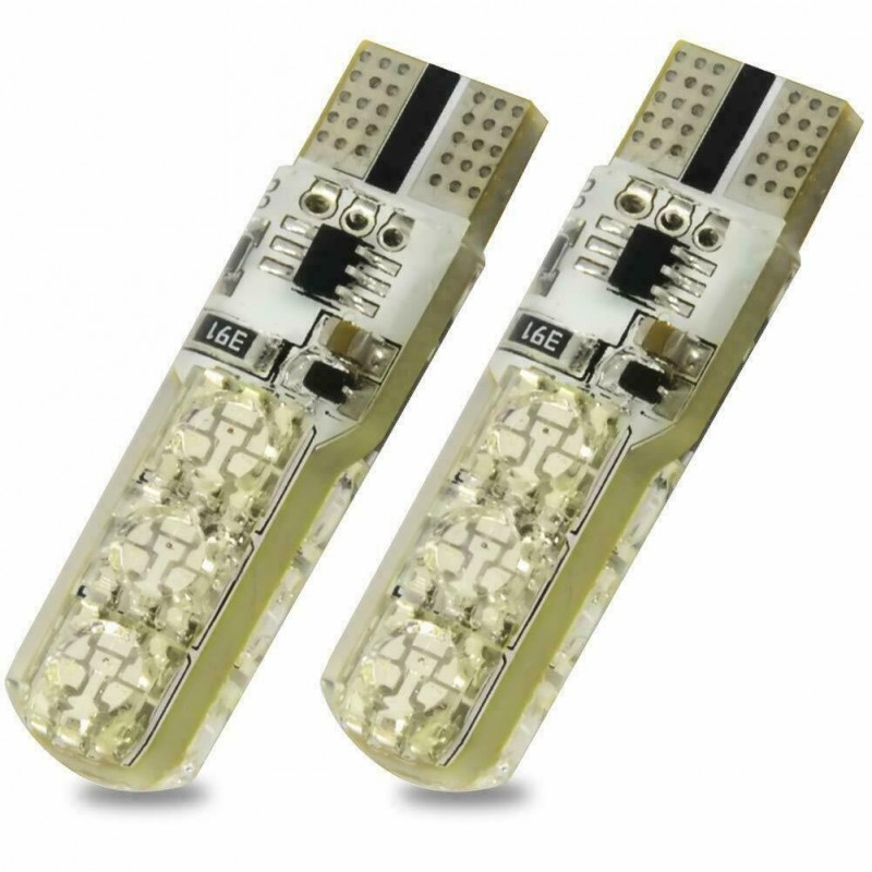 DOBO 2x 6 Led RGB T10 telecomando luce multicolore fari posizione t...