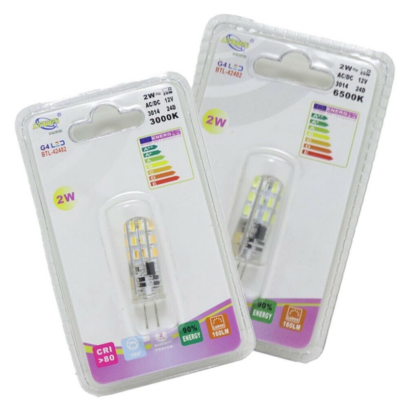 DRIWEI Coppia Lampadine LED Attacco G4 luce Calda Fredda 2W 3W 5W r...