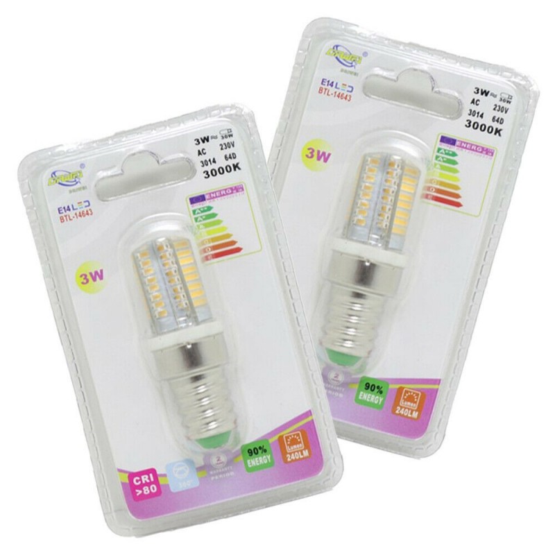 DRIWEI Coppia Lampadine LED Attacco E14 luce Calda Fredda 3W 5W 7W ...