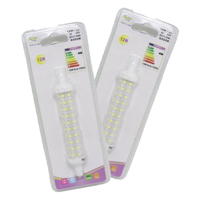 Driwei Coppia Lampadine LED Attacco R7S luce Calda Fredda 7W 12W ri...