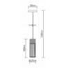 V-TAC® Lampadario sospensione 60W da soffitto VT-7121 3847 luce pen...