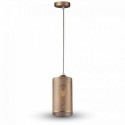 Lampadario sospensione 60W soffitto VT-7132 3827 luce pendente moderno Bronzo