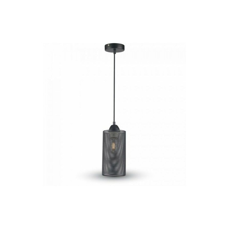 Lampadario sospensione 60W soffitto VT-7132 3828 luce pendente moderno Nero